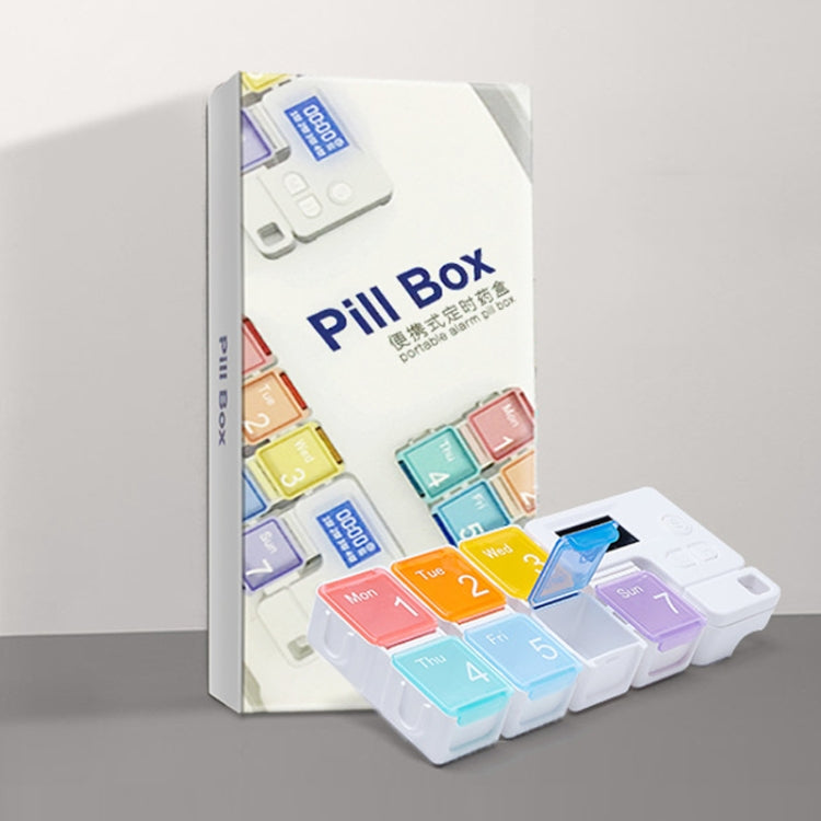Pill box Portable Alarm pill Box