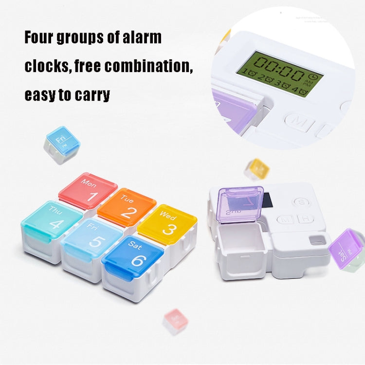 Pill box Portable Alarm pill Box