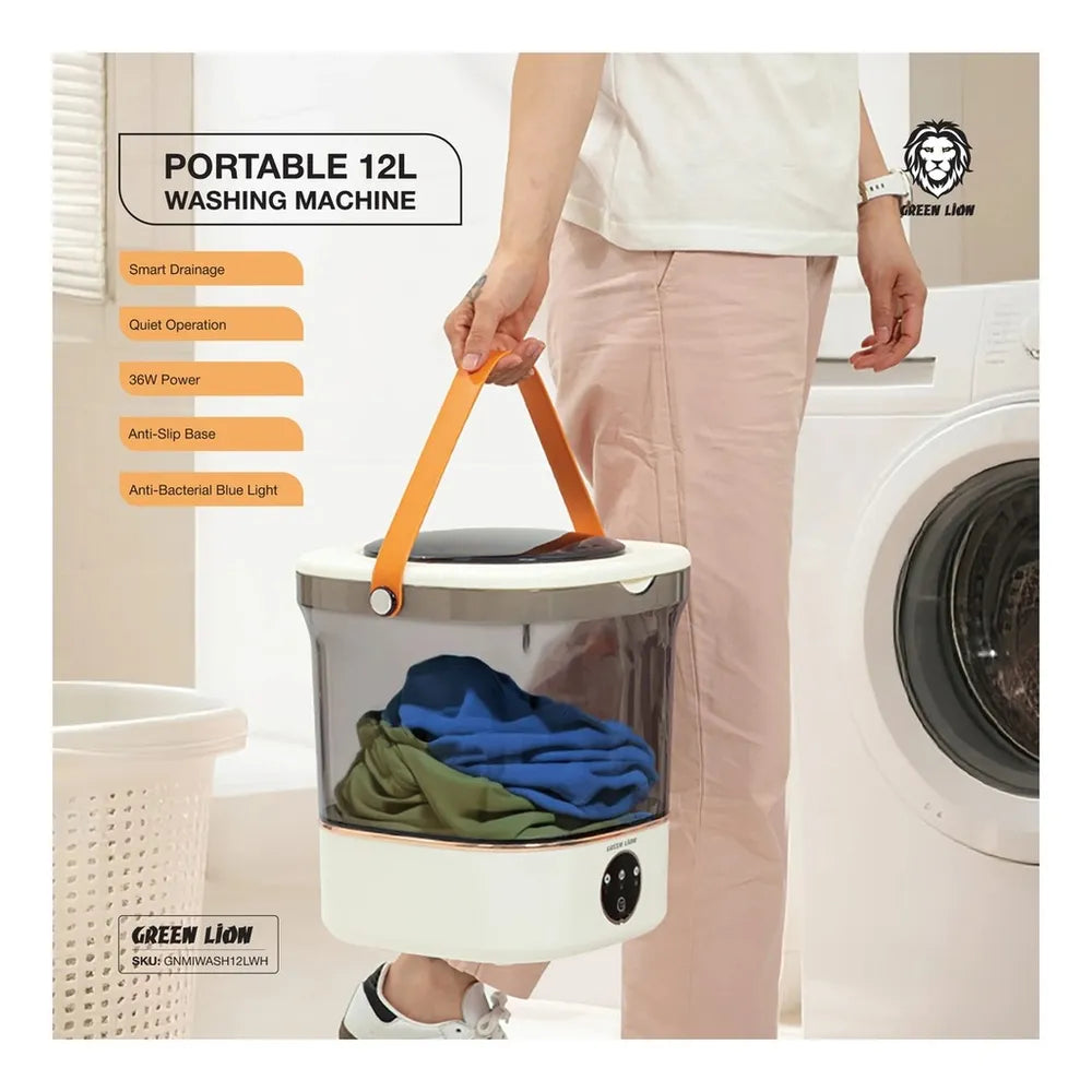 Green Lion Portable 12L Washing Machine