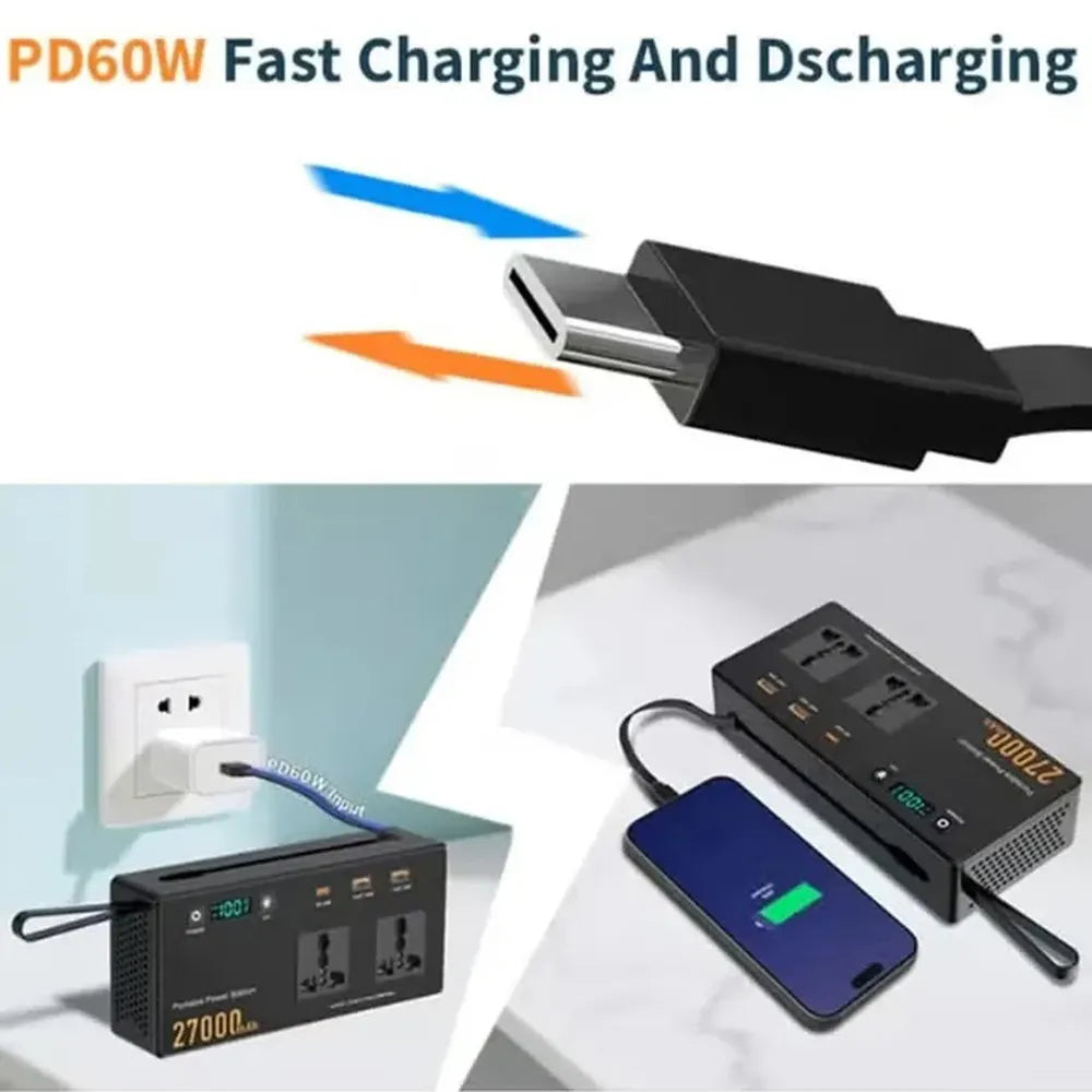 Brix Portable Power Station 27000mAh