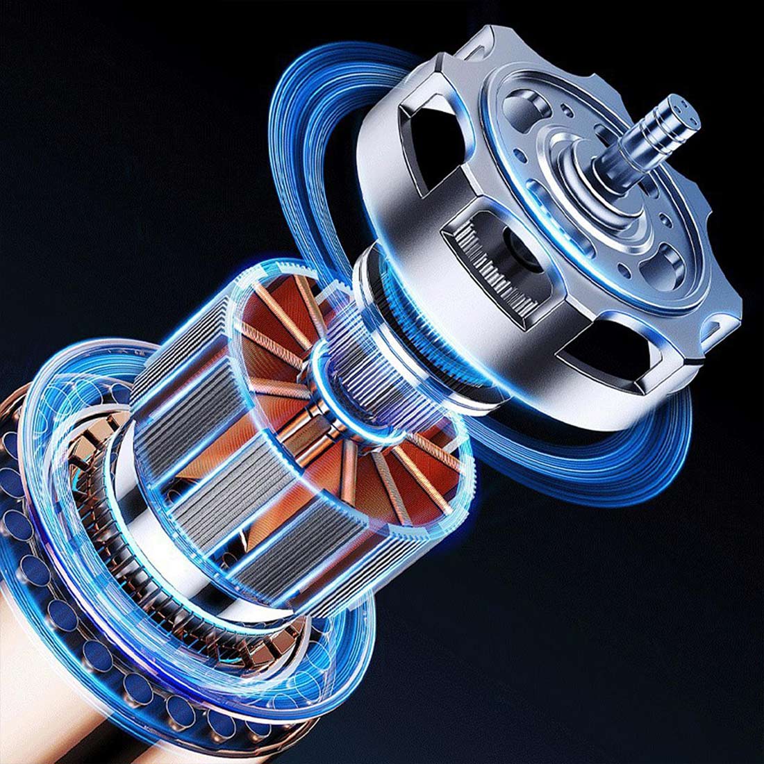 Rocket-Style Desktop Fan with Dual Mist Spray & RGB Light Lamp