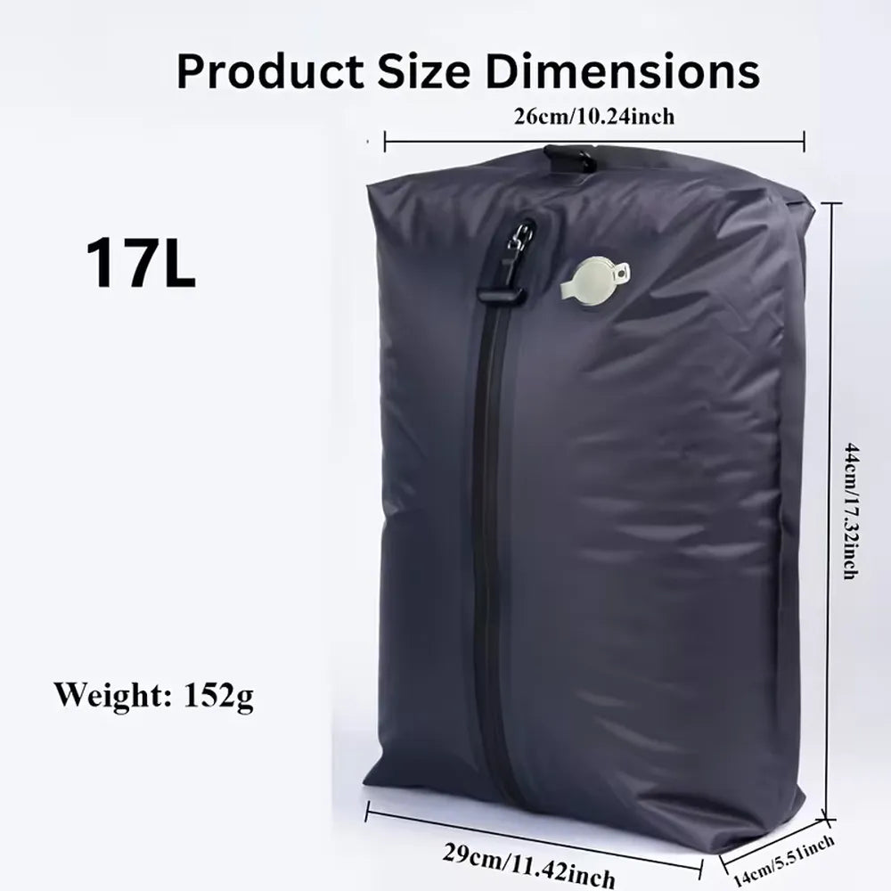 Vacuum Compression Bag, Reusable, No Air Pump Needed, Saving 60% Space