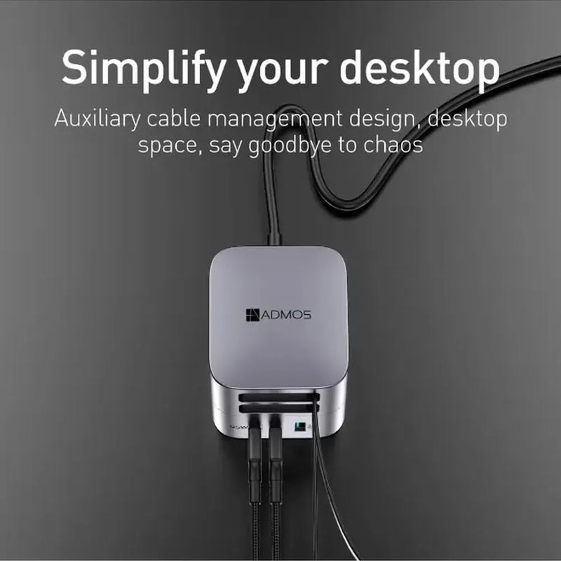 Admos 5-in-1 Multi-Port Fast 65W GaN Fast Charger-4