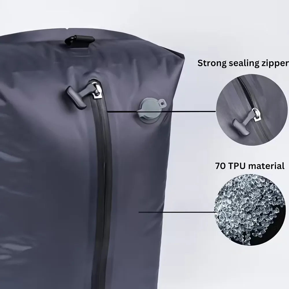 Vacuum Compression Bag, Reusable, No Air Pump Needed, Saving 60% Space