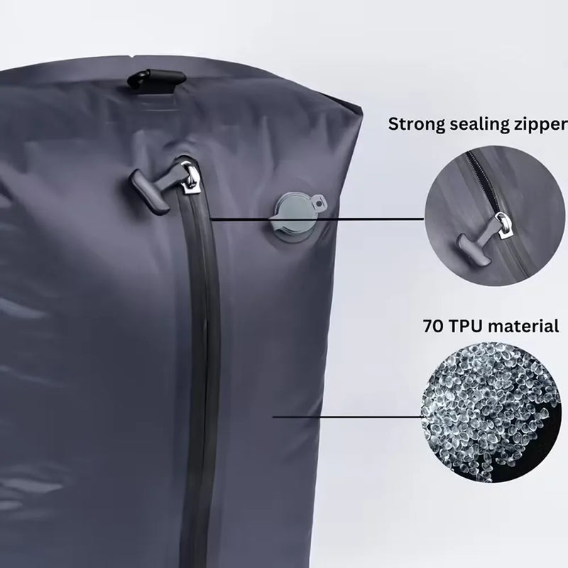 Vacuum Compression Bag, Reusable, No Air Pump Needed, Saving 60% Space-2