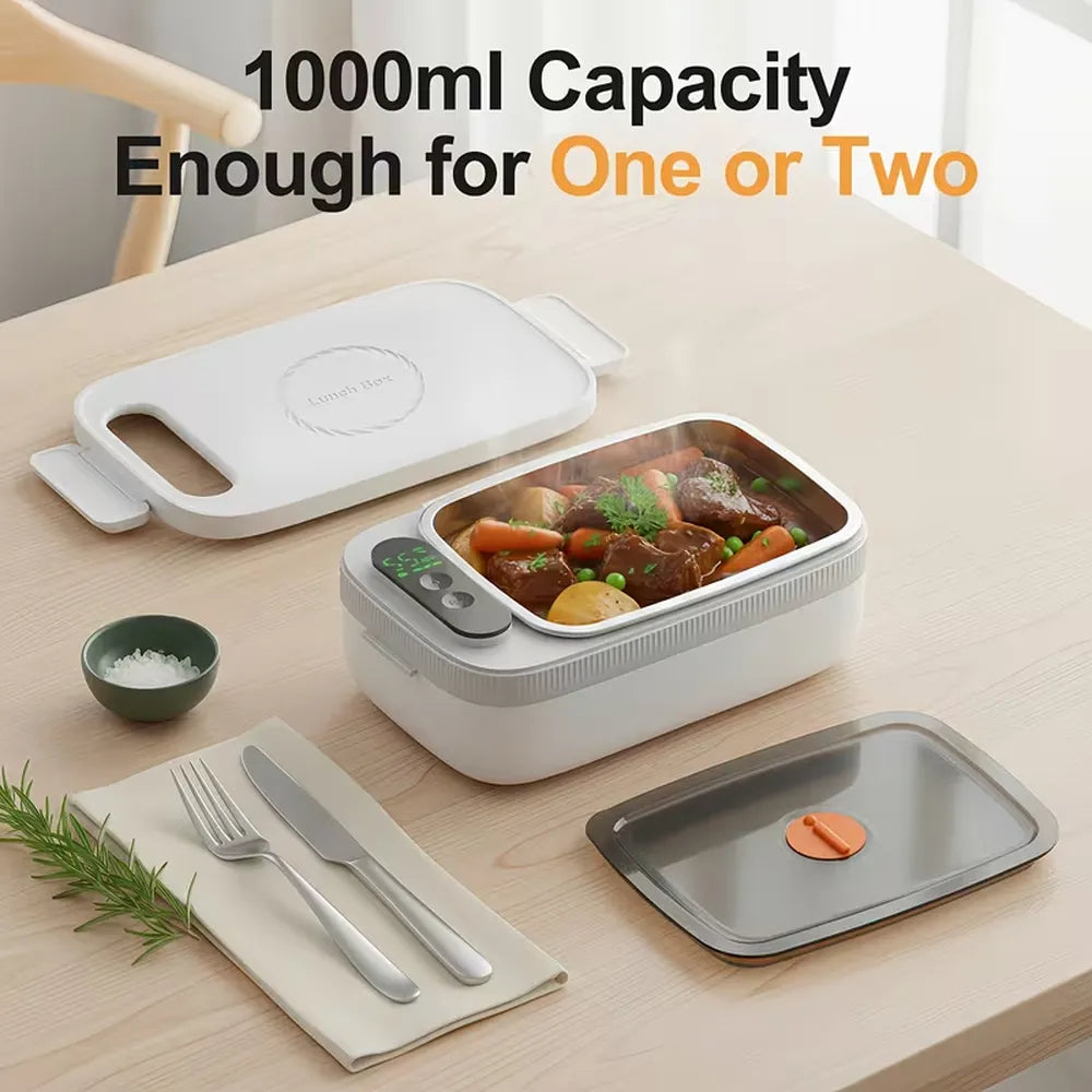 Portable Insulated and Heated Lunch Box