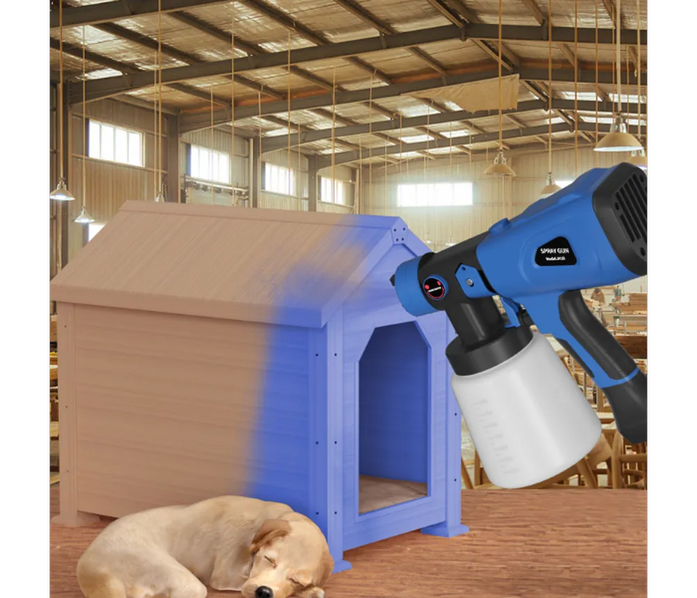Denx DX2570 21V Cordless Electric Spray Gun-Blue