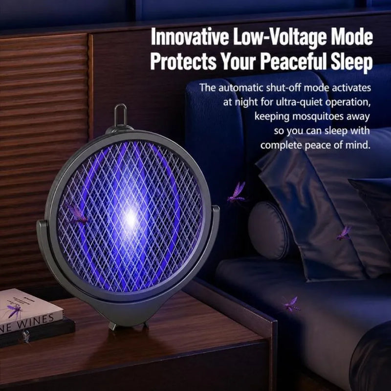 Telescopic Foldable Electric Mosquito Swatter and UV Light-5