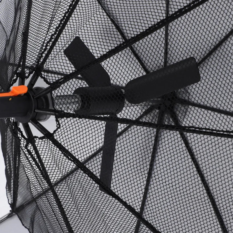 Electric Cooling Fan Umbrella With Water Spray With UV Protection– White-10